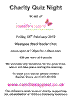 Charity Quiz Night in aid of Camilles Appeal